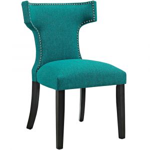 Modway - Curve Fabric Dining Chair - EEI-2221-TEA
