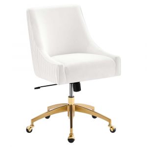 Modway - Discern Performance Velvet Office Chair - EEI-5080-WHI