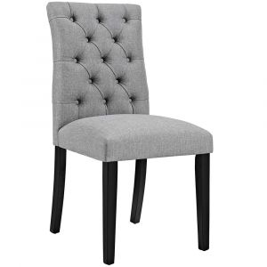 Modway - Duchess Button Tufted Fabric Dining Chair - EEI-2231-LGR