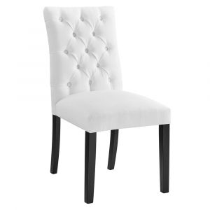 Modway - Duchess Button Tufted Fabric Dining Chair - EEI-2231-WHI