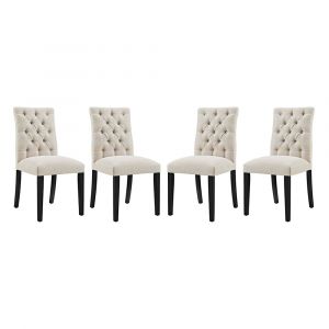 Modway - Duchess Dining Chair Fabric (Set of 4) - EEI-3475-BEI