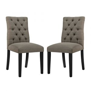 Modway - Duchess Dining Chair Fabric (Set of 2) - EEI-3474-GRA