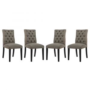 Modway - Duchess Dining Chair Fabric (Set of 4) - EEI-3475-GRA
