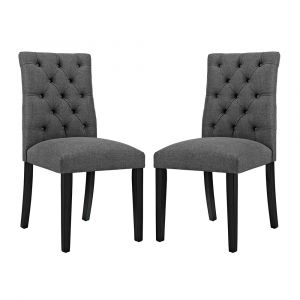 Modway - Duchess Dining Chair Fabric (Set of 2) - EEI-3474-GRY
