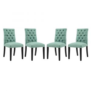 Modway - Duchess Dining Chair Fabric (Set of 4) - EEI-3475-LAG