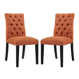 Modway - Duchess Dining Chair Fabric (Set of 2) - EEI-3474-ORA