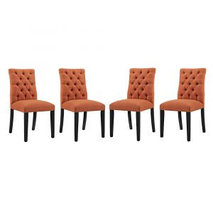 Modway - Duchess Dining Chair Fabric (Set of 4) - EEI-3475-ORA