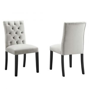 Modway - Duchess Performance Velvet Dining Chairs - (Set of 2) - EEI-5011-LGR