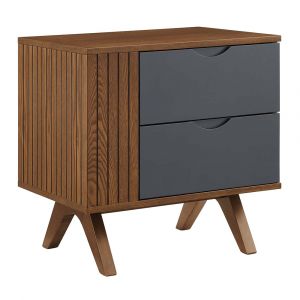 Modway - Dylan Nightstand - MOD-6676-WAL-GRY