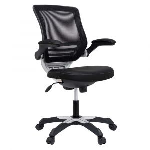 Modway - Edge Vinyl Office Chair - EEI-595-BLK