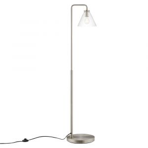 Modway - Element Transparent Glass Glass and Metal Floor Lamp - EEI-5618-SNL