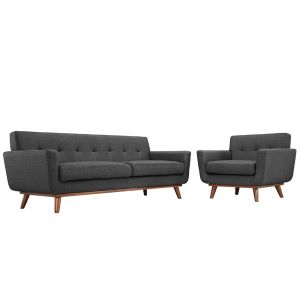 Modway - Engage Armchair and Sofa (Set of 2) - EEI-1344-DOR