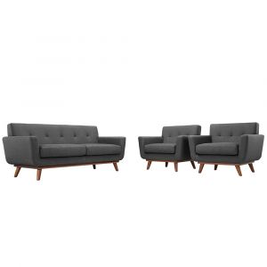 Modway - Engage Armchairs and Loveseat - 3 Piece Set - EEI-1347-DOR