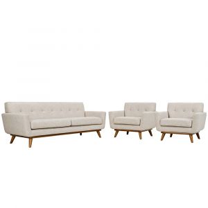 Modway - Engage Armchairs and Sofa - 3 Piece Set - EEI-1345-BEI