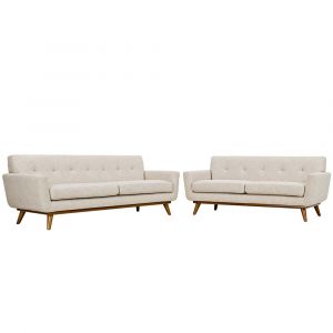 Modway - Engage Loveseat and Sofa (Set of 2) - EEI-1348-BEI