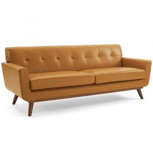 Modway - Engage Top-Grain Leather Living Room Lounge Sofa - EEI-3733-TAN