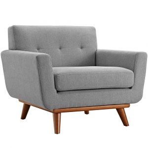 Modway - Engage Upholstered Fabric Armchair - EEI-1178-GRY