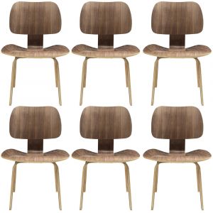Modway - Fathom Dining Chairs (Set of 6) - EEI-910-WAL