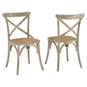Modway - Gear Dining Side Chair (Set of 2) in Gray - EEI-3481-GRY