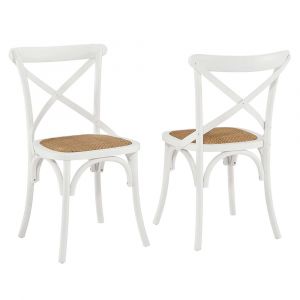 Modway - Gear Dining Side Chair (Set of 2) in White - EEI-3481-WHI