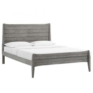 Modway - Georgia Queen Wood Platform Bed - MOD-6238-GRY