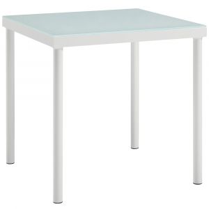 Modway - Harmony Outdoor Patio Aluminum Side Table - EEI-2604-WHI
