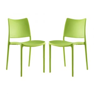 Modway - Hipster Dining Side Chair (Set of 2) - EEI-2424-GRN-SET