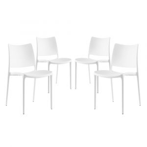 Modway - Hipster Dining Side Chair (Set of 4) - EEI-2425-WHI-SET