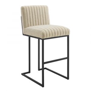 Modway - Indulge Channel Tufted Fabric Bar Stool - EEI-4654-BEI