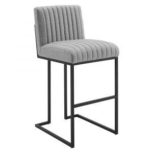 Modway - Indulge Channel Tufted Fabric Bar Stool - EEI-4654-LGR
