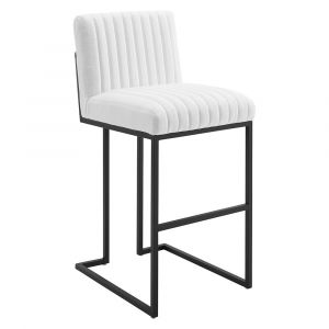 Modway - Indulge Channel Tufted Fabric Bar Stool - EEI-4654-WHI