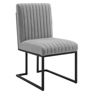 Modway - Indulge Channel Tufted Fabric Dining Chair - EEI-4652-LGR