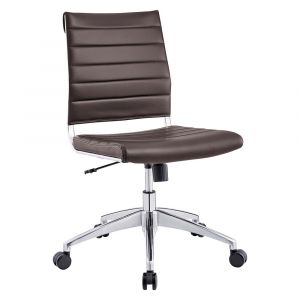 Modway - Jive Armless Mid Back Office Chair - EEI-1525-BRN