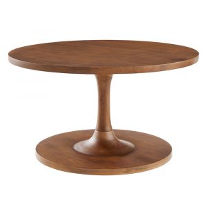 Modway - Lina Round Mango Wood Coffee Table - EEI-6574-WAL