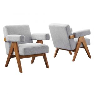 Modway - Lyra Fabric Armchair - (Set of 2) - EEI-6704-HLG