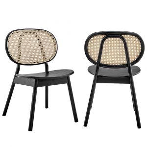 Modway - Malina Wood Dining Side Chair (Set of 2) - EEI-6081-BLK