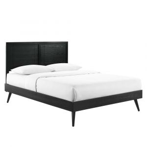 Modway - Marlee Full Wood Platform Bed With Splayed Legs - MOD-6628-BLK