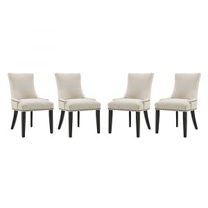 Modway - Marquis Dining Chair Fabric (Set of 4) - EEI-3497-BEI