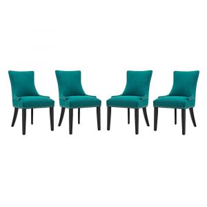 Modway - Marquis Dining Chair Fabric (Set of 4) - EEI-3497-TEA