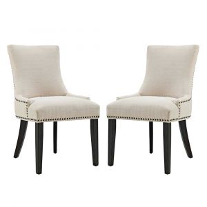 Modway - Marquis Dining Side Chair Fabric (Set of 2) - EEI-2746-BEI-SET