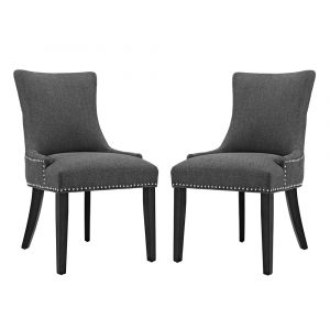 Modway - Marquis Dining Side Chair Fabric (Set of 2) - EEI-2746-GRY-SET