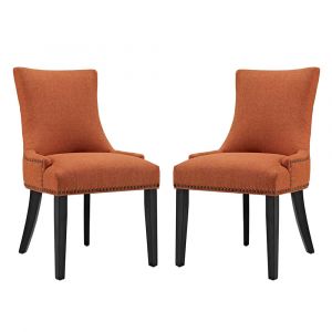 Modway - Marquis Dining Side Chair Fabric (Set of 2) - EEI-2746-ORA-SET