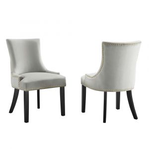 Modway - Marquis Performance Velvet Dining Chairs - (Set of 2) - EEI-5010-LGR