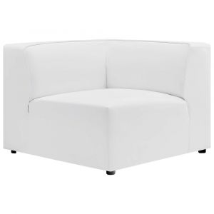 Modway - Mingle Vegan Leather Corner Chair - EEI-4625-WHI
