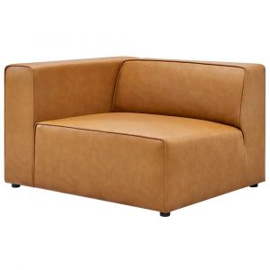 Modway - Mingle Vegan Leather Left-Arm Chair - EEI-4621-TAN