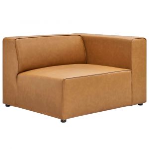 Modway - Mingle Vegan Leather Right-Arm Chair - EEI-4622-TAN