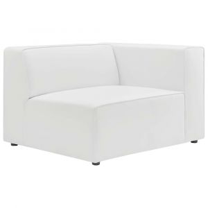 Modway - Mingle Vegan Leather Right-Arm Chair - EEI-4622-WHI
