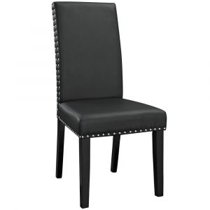 Modway - Parcel Dining Faux Leather Side Chair - EEI-1491-BLK