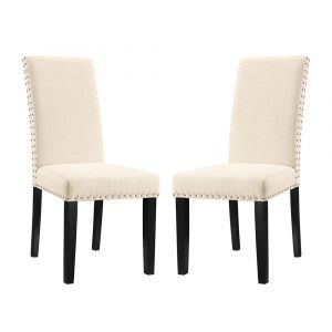 Modway - Parcel Dining Side Chair Fabric (Set of 2) - EEI-3551-BEI