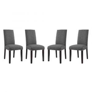 Modway - Parcel Dining Side Chair Fabric (Set of 4) - EEI-3552-GRY